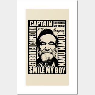 Robin williams tribute Posters and Art